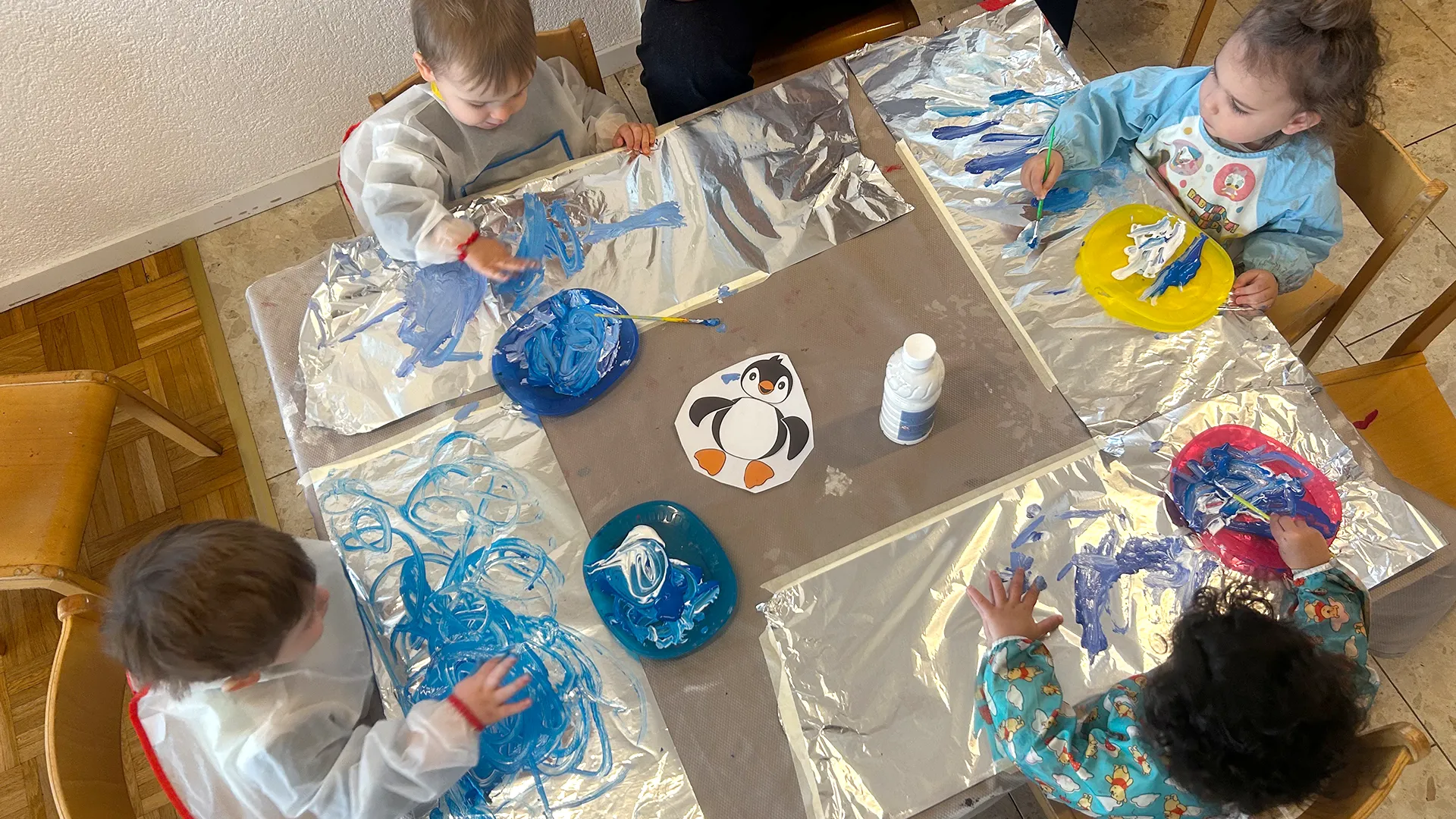 Atelier Artistique Pingouin 3d Trotteurs 6 Sens 00